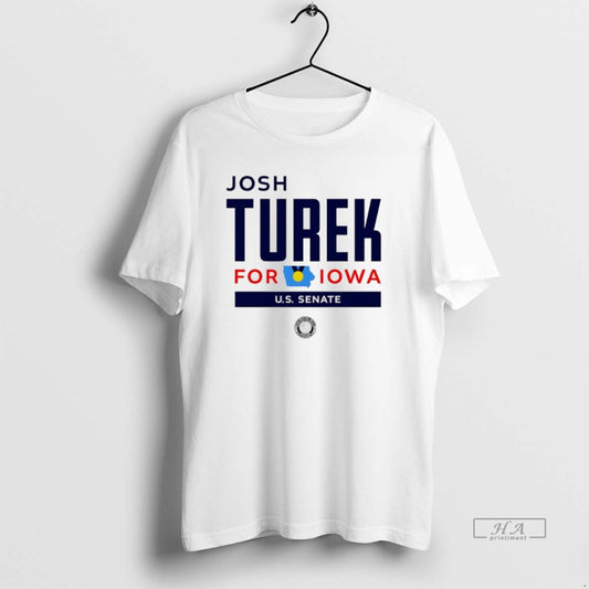 Official Josh Turek For Iowa Square Logo T-Shirts, Hoodie, Sweatshirt | AU18TeeNovaLab.com