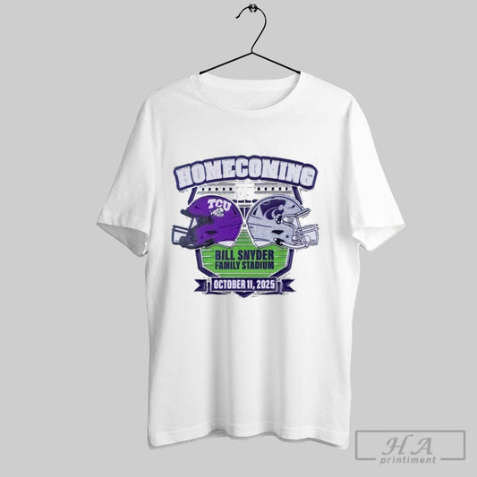 Official K State Wildcats Vs Tcu Horned Frogs 2025 Game Day Homecoming