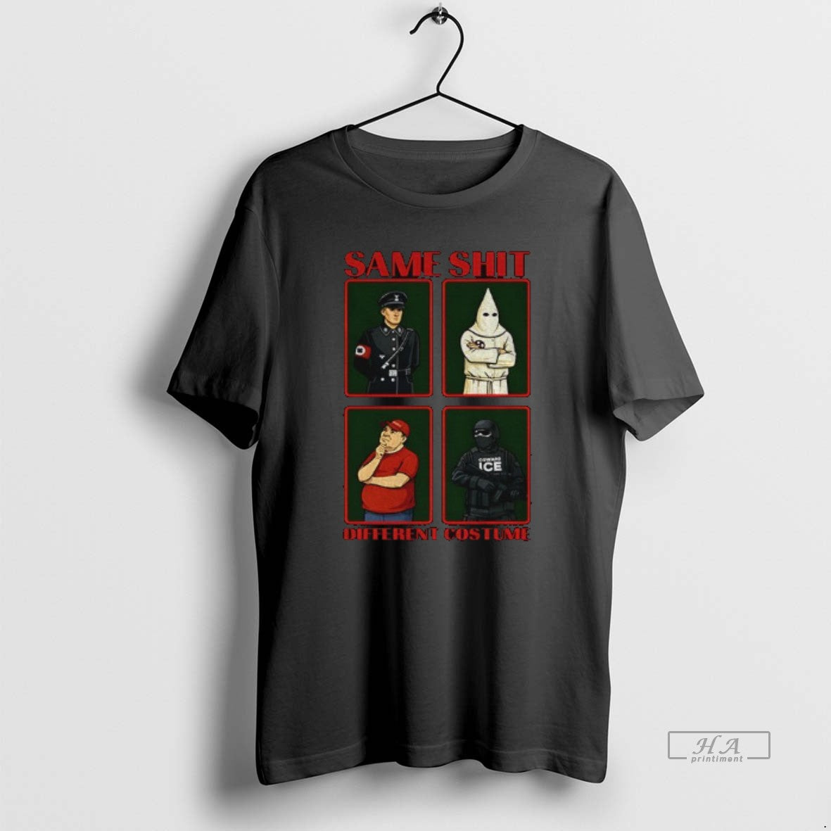 Official Kkk Maga Same Shit Different Costume Graphic T-Shirts, Hoodie, Sweatshirt | AU18TeeNovaLab.com