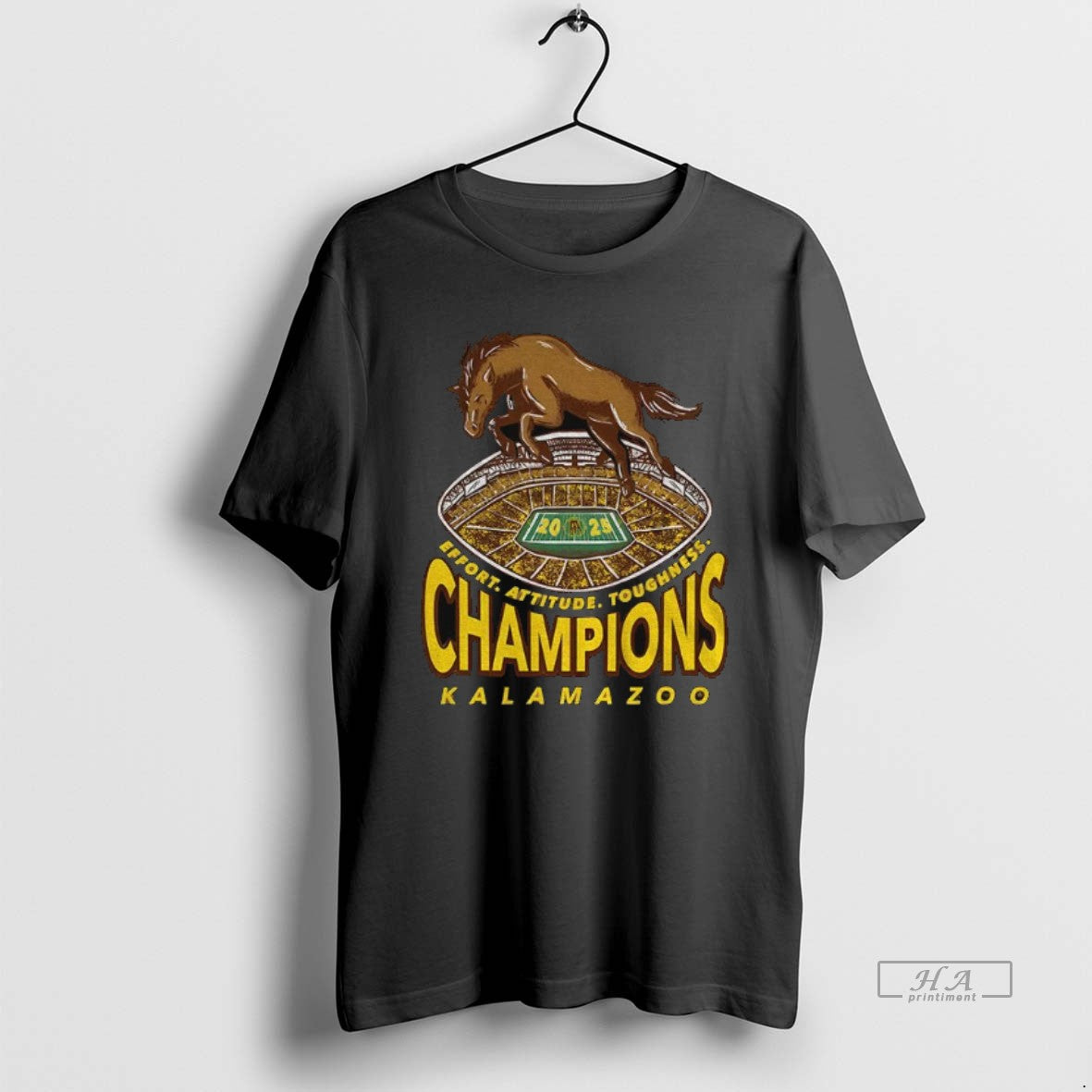 Official Kalamazoo Hornets Football Conference Champions Effort Attitude Toughness T-Shirts, Hoodie, Sweatshirt