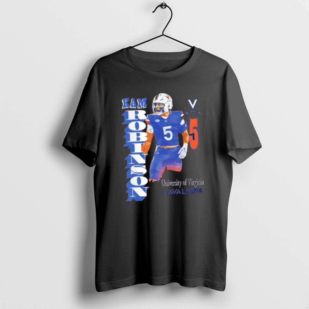 Official Kam Robinson Virginia Cavaliers Portrait T-Shirts, Hoodie, Sweatshirt | AU18TeeNovaLab.com
