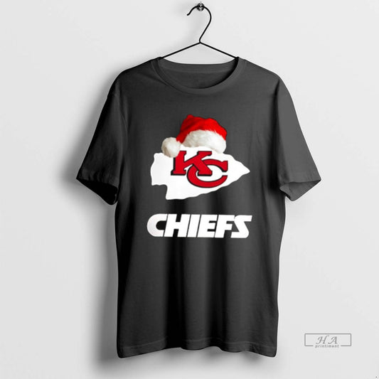 Official Kansas City Chiefs 2025 Santa Hat Logo Football Christmas T-Shirts, Hoodie, Sweatshirt | AU18TeeNovaLab.com