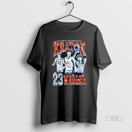 Official Keaton Wagler Illinois Fighting Illini Graphic T-Shirts, Hoodie, Sweatshirt | AU18TeeNovaLab.com