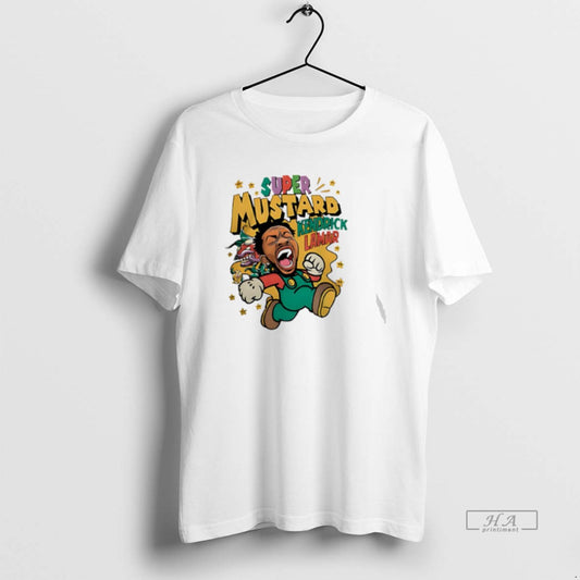 Official Kendrick Lamar Super Mustard Cartoon T-Shirts, Hoodie, Sweatshirt | AU18TeeNovaLab.com