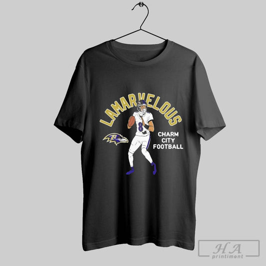 Official Lamar Jackson Baltimore Ravens Player Lamarvelous Pack T