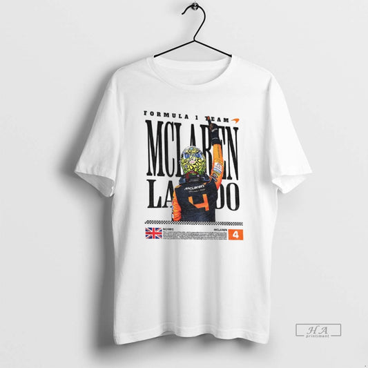 Official Lando Mclaren F1 Racing Graphic T-Shirts, Hoodie, Sweatshirt | AU18TeeNovaLab.com