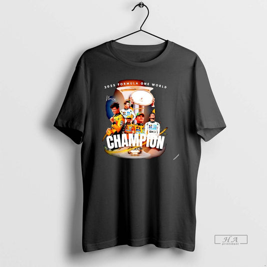 Official Lando Norris 2025 Formule One World Champion Signature Christmas T-Shirts, Hoodie, Sweatshirt | AU18TeeNovaLab.com