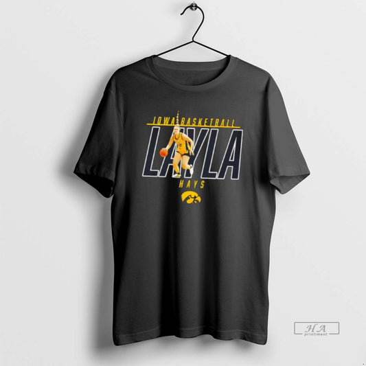 Official Layla Hays Iowa Hawkeyes Illustrated Tee Hoodie, Sweatshirt | AU18TeeNovaLab.com