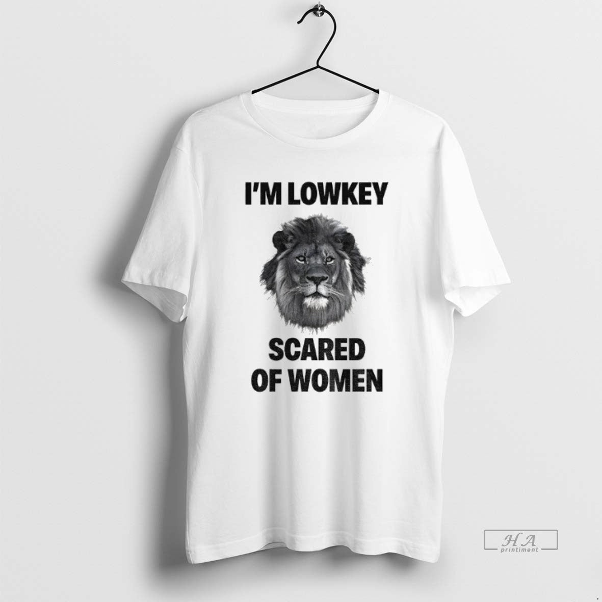 Official Lion Im Lowkey Scared Of Women T-Shirts, Hoodie, Sweatshirt | AU18TeeNovaLab.com