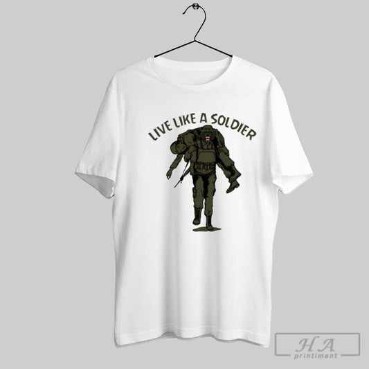 Official Live Like A Soldier Tiger Army Military
