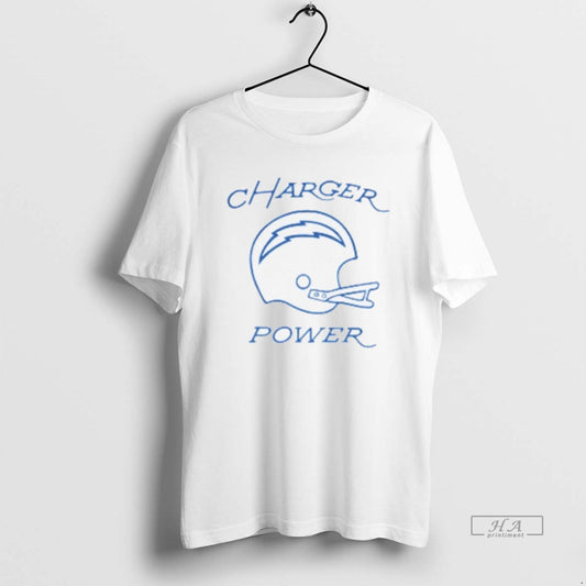 Official Los Angeles Chargers Charger Power Football Helmet
