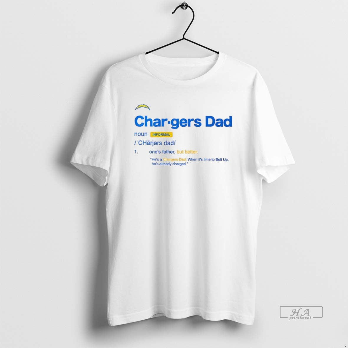 Official Los Angeles Chargers Dad Definition