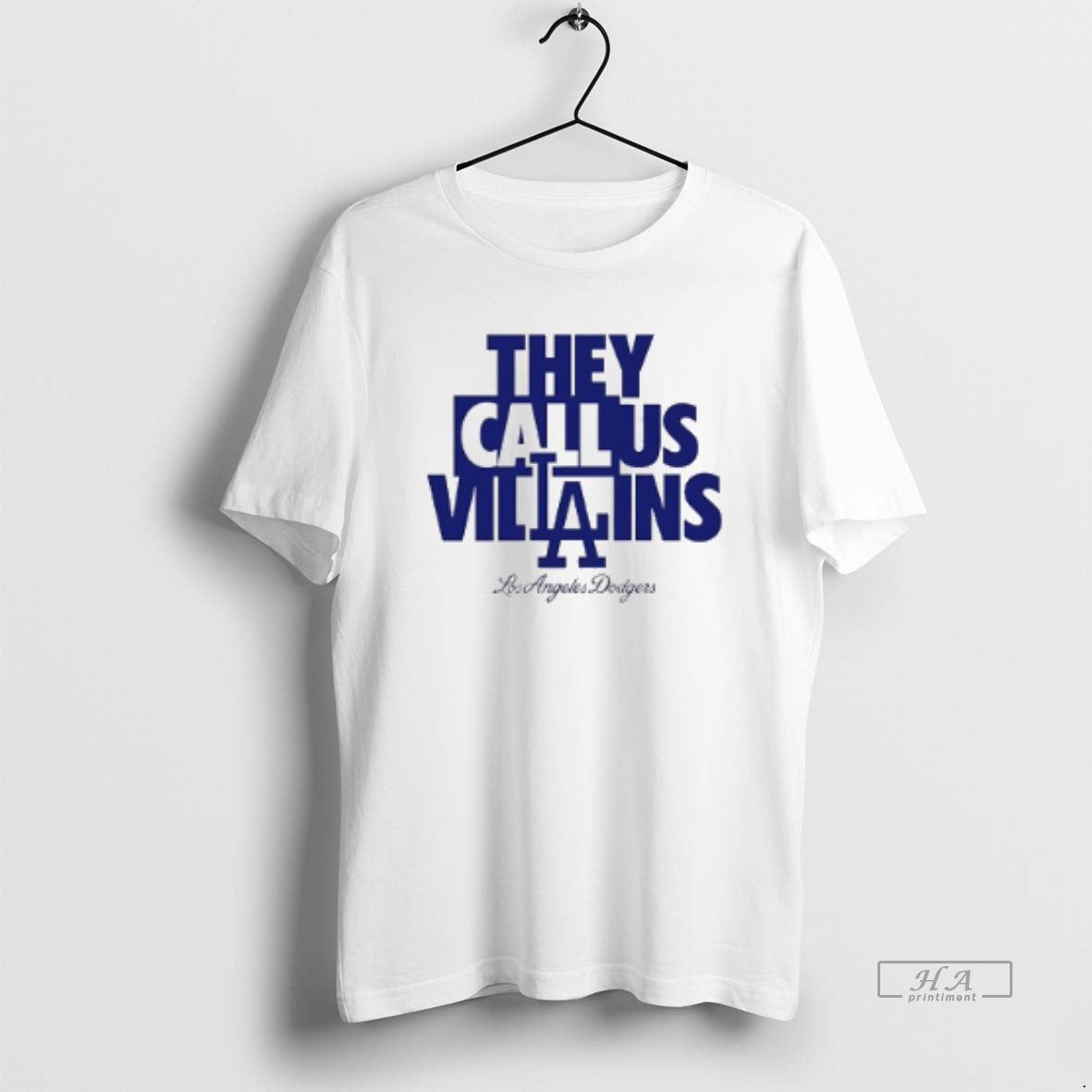 Official Los Angeles Dodgers They Call Us Villains T-Shirts, Hoodie, Sweatshirt | AU18TeeNovaLab.com