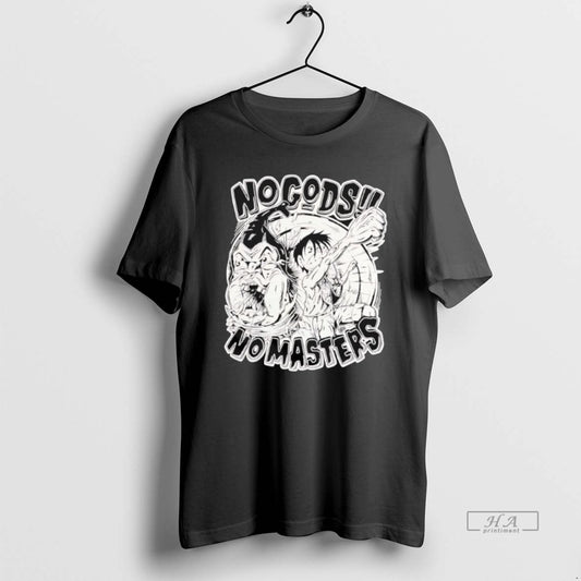 Official Luffy World Noble No Gods No Masters T-Shirts, Hoodie, Sweatshirt | AU18TeeNovaLab.com