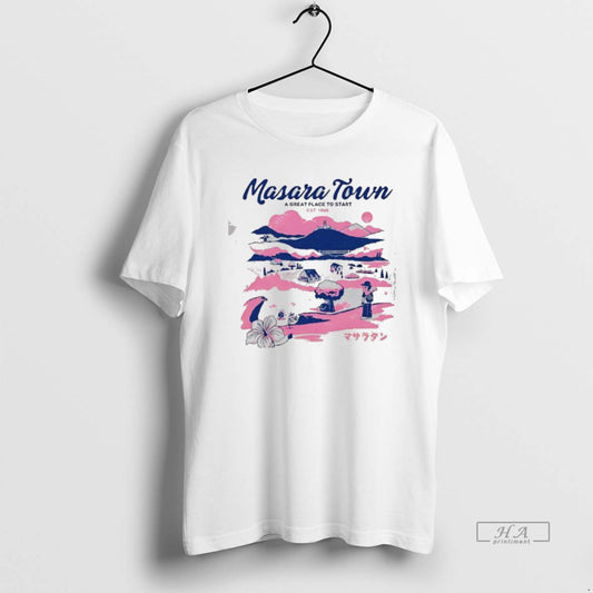 Official Masara Town A Great Place To Start Est 1996 Vintage T-Shirts, Hoodie, Sweatshirt | AU18TeeNovaLab.com