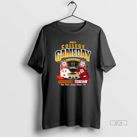 Official Miami Vs Texas 2025 26 Cfp Playoff First Round Ticket Helmets T-Shirts, Hoodie, Sweatshirt | AU18TeeNovaLab.com