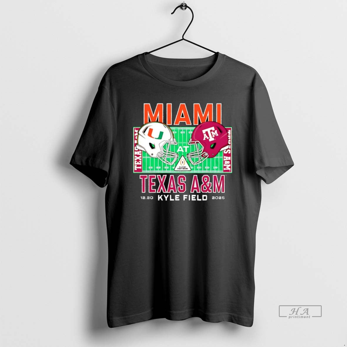 Official Miami Vs Texas Am 2025 College Football Playoff Kyle Field Christmas T-Shirts, Hoodie, Sweatshirt
