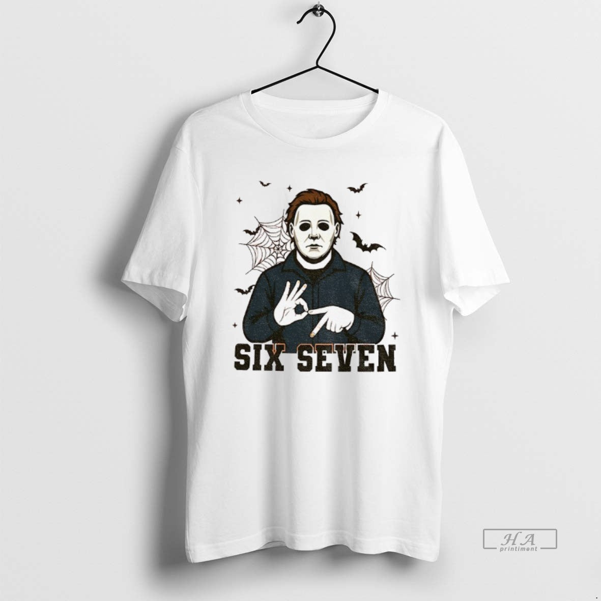 Official Michael Myers Bat Six Seven 6 7 Meme Spooky Halloween
