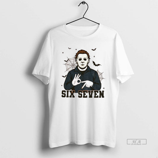 Official Michael Myers Bat Six Seven 6 7 Meme Spooky Halloween