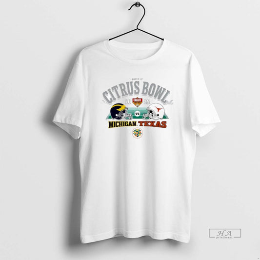 Official Michigan Vs Texas Orlando 2025 Cheez It Citrus Bowl Game T-Shirts, Hoodie, Sweatshirt | AU18TeeNovaLab.com