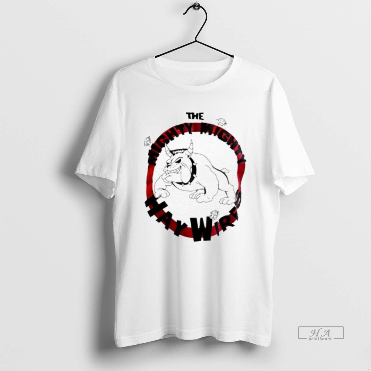 Official Mighty Mighty Bosstones Hay Wires Band Bulldog Mascot T-Shirts, Hoodie, Sweatshirt | AU18TeeNovaLab.com