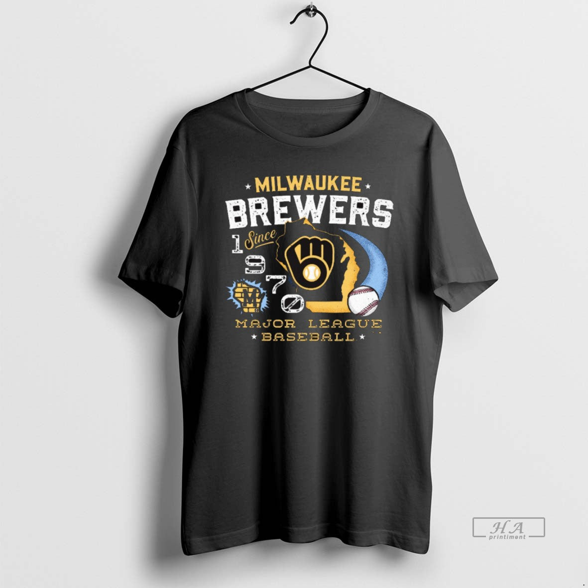 Official Milwaukee Brewers Mlb Regional Major League Baseball Since 1970