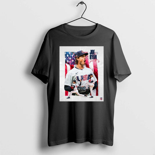 Official Minnesota Twins Joe Ryan 2026 World Baseball Classic Signature T-Shirts, Hoodie, Sweatshirt | AU18TeeNovaLab.com