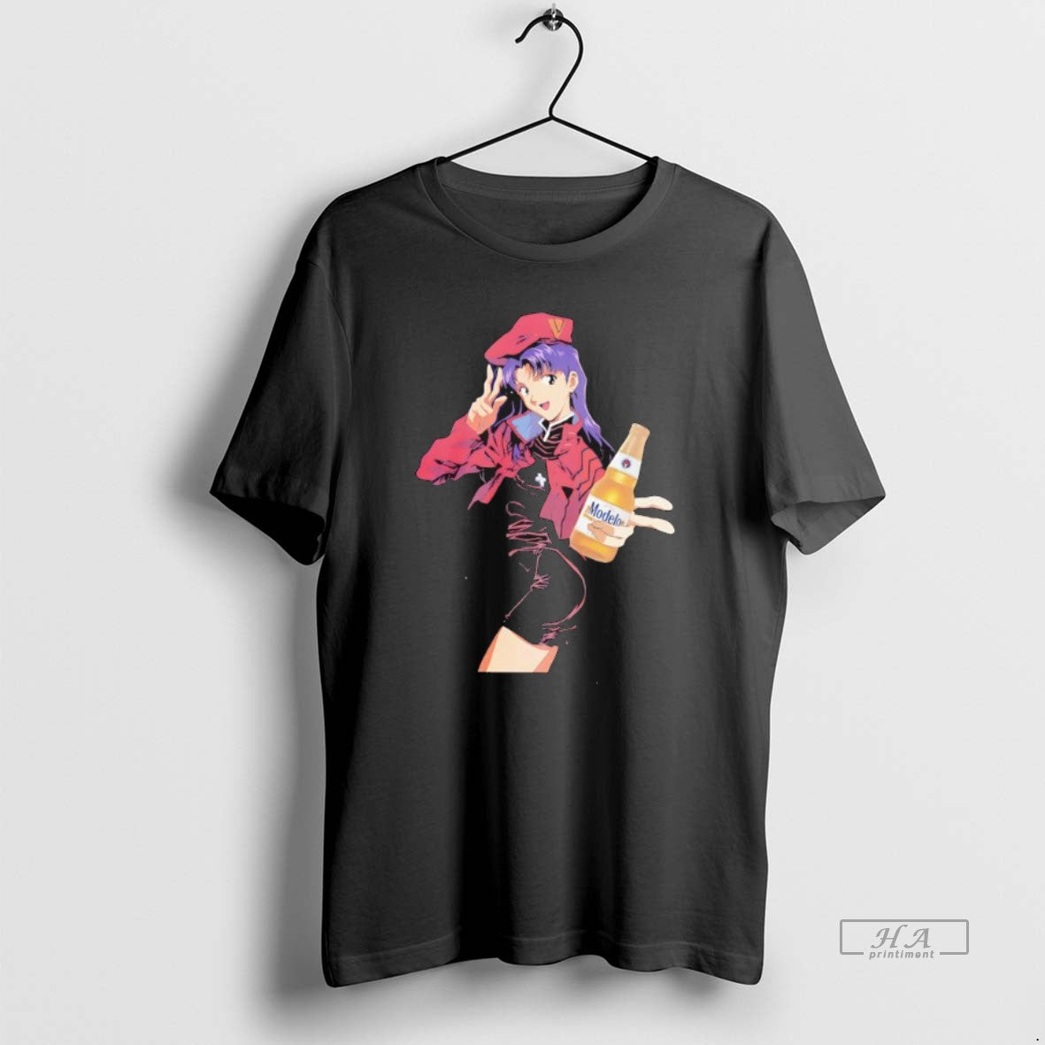 Official Misato Katsuragi X Modelo Beer Anime Series T-Shirts, Hoodie, Sweatshirt | AU18TeeNovaLab.com