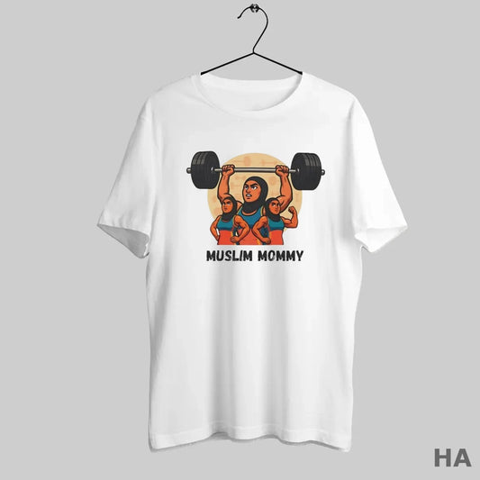 Official Muslim Mommy Lift Weights Funny Graphic