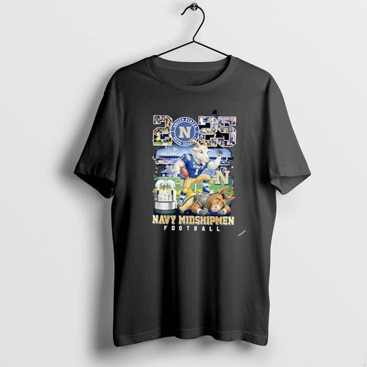 Official Navy Midshipmen 2025 Commander In Chiefs Trophy Champions Mascot Christmas T-Shirts, Hoodie, Sweatshirt