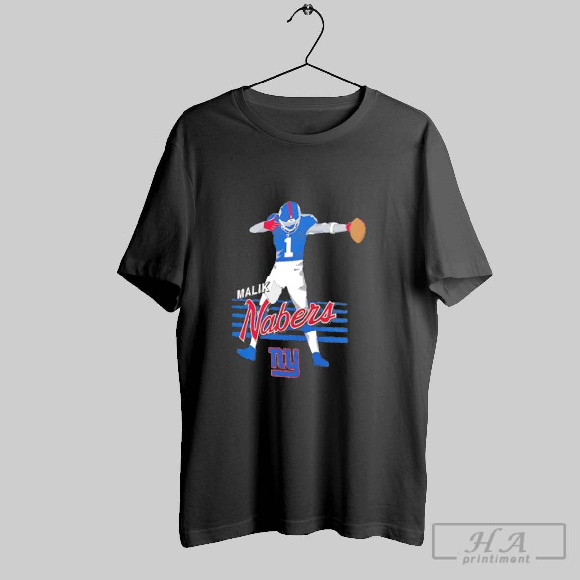 Official New York Giants Malik Nabers Player Graphic