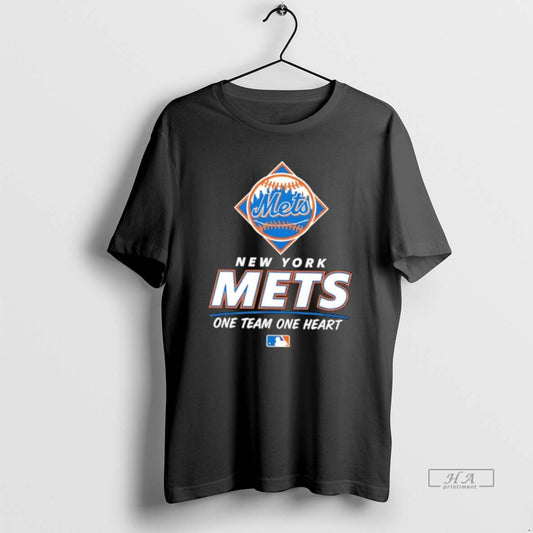 Official New York Mets One Team One Heart Mlb T-Shirts, Hoodie, Sweatshirt | AU18TeeNovaLab.com