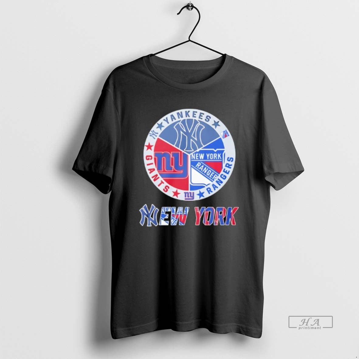 Official New York Yankees New York Rangers New York Giants Mashup Logo T-Shirts, Hoodie, Sweatshirt | AU18TeeNovaLab.com