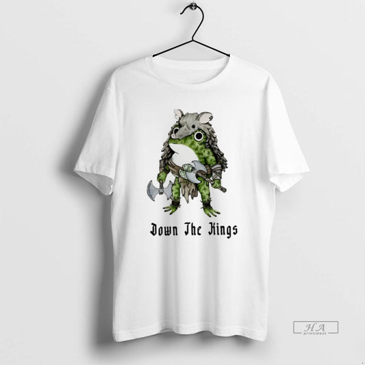 Official No Kings Down The Kings Frog
