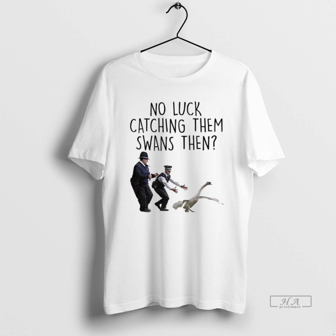 Official No Luck Catching Them Swans Cornetto Trilogy T-Shirts, Hoodie, Sweatshirt | AU18TeeNovaLab.com