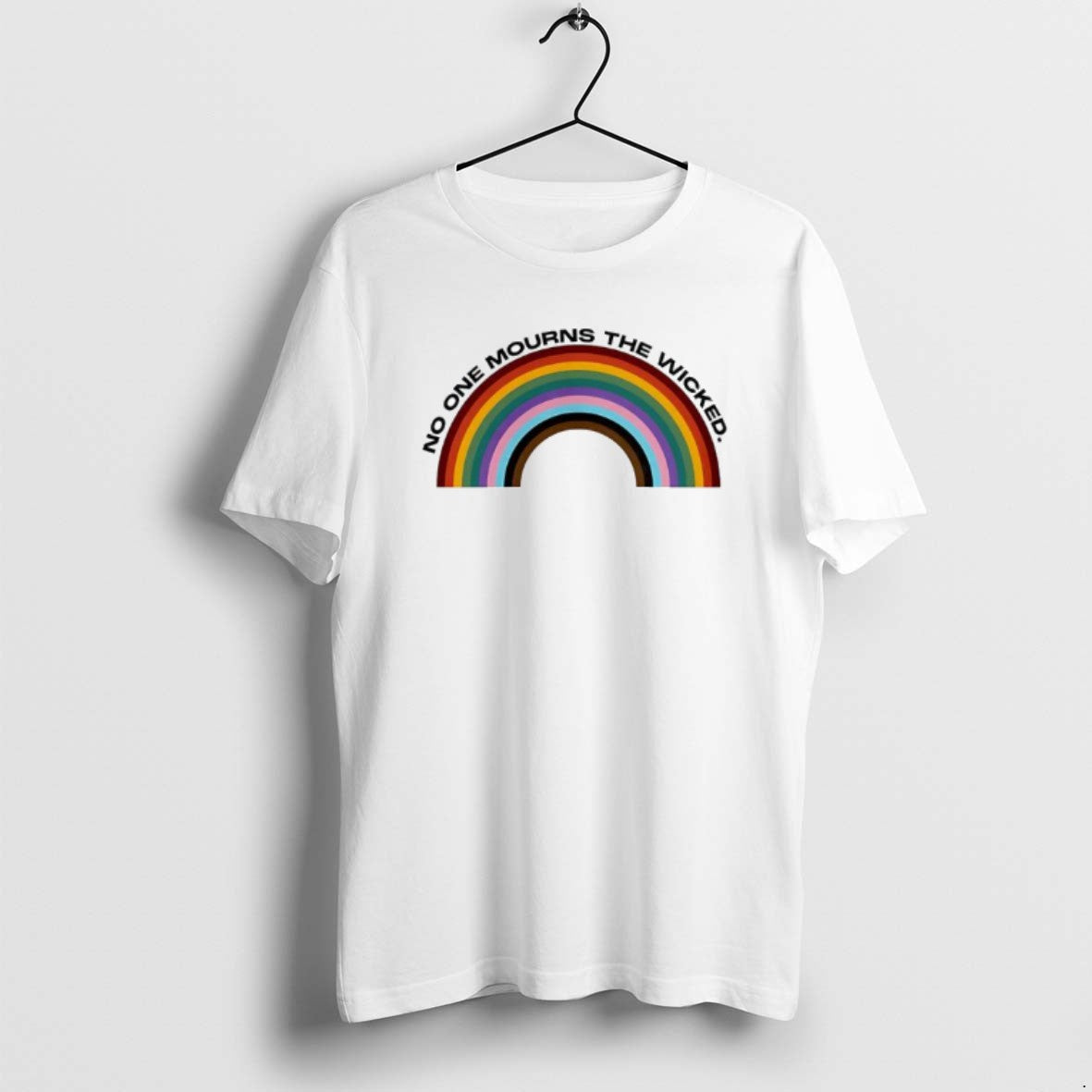 Official No One Mourns The Wicked Rainbow Vintage T-Shirts, Hoodie, Sweatshirt | AU18TeeNovaLab.com