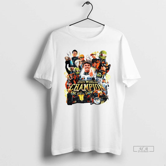 Official Norris 2025 F1 World Champion Racing Graphic T-Shirts, Hoodie, Sweatshirt | AU18TeeNovaLab.com