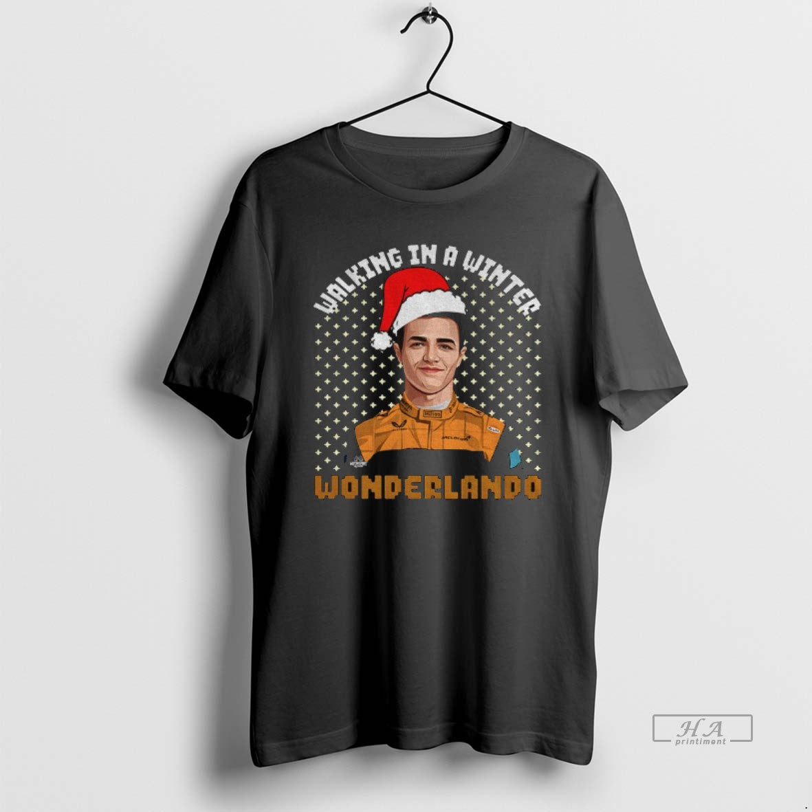 Official Norris Santa Walking In A Winter Wonderland Christmas T-Shirts, Hoodie, Sweatshirt | AU18TeeNovaLab.com