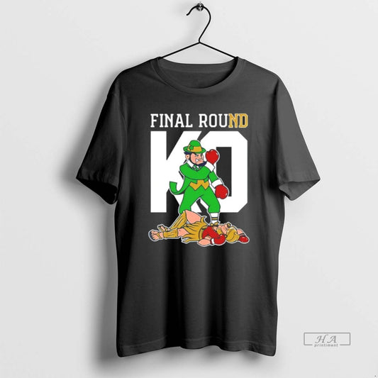 Official Notre Dame Fighting Irish Knock Out Usc Trojans Final Round Mascot