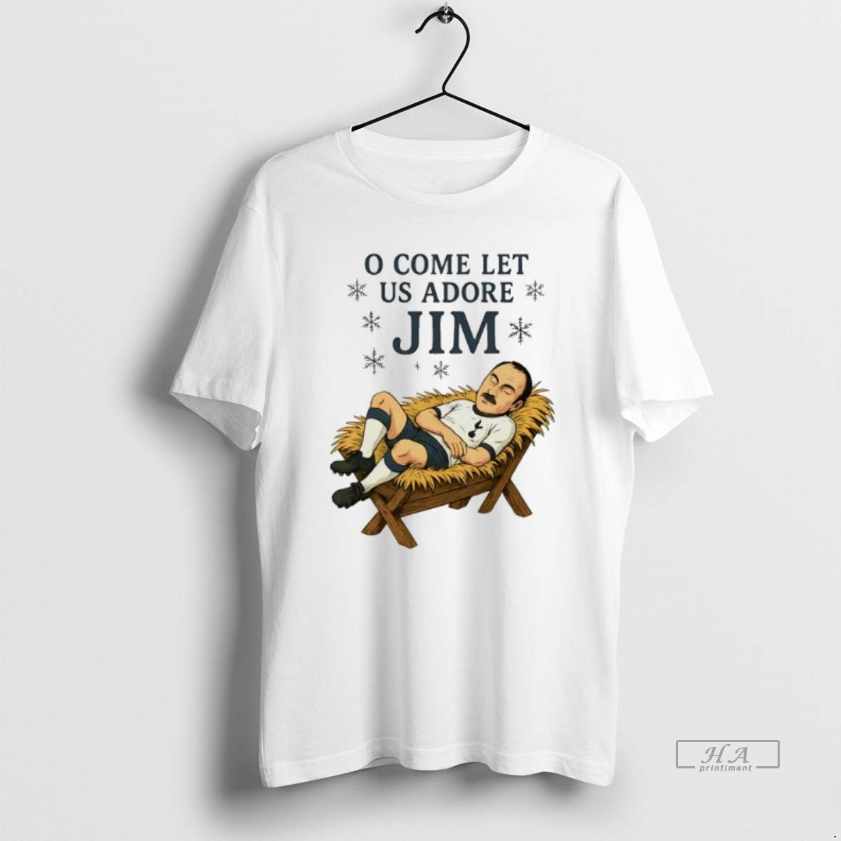 Official O Come Let Us Adore Jim Spurs Christmas T-Shirts, Hoodie, Sweatshirt | AU18TeeNovaLab.com
