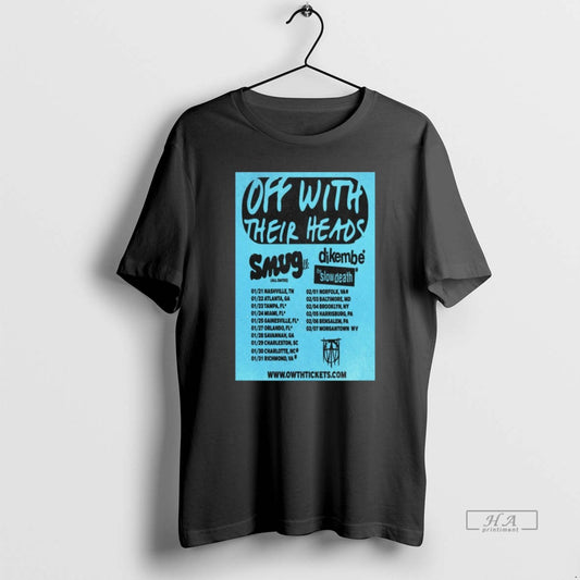 Official Off With Their Heads January February 2026 T-Shirts, Hoodie, Sweatshirt | AU18TeeNovaLab.com