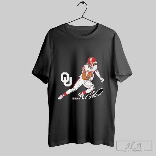 Official Oklahoma Football Ceedee Lamb Superstar Pose Signature