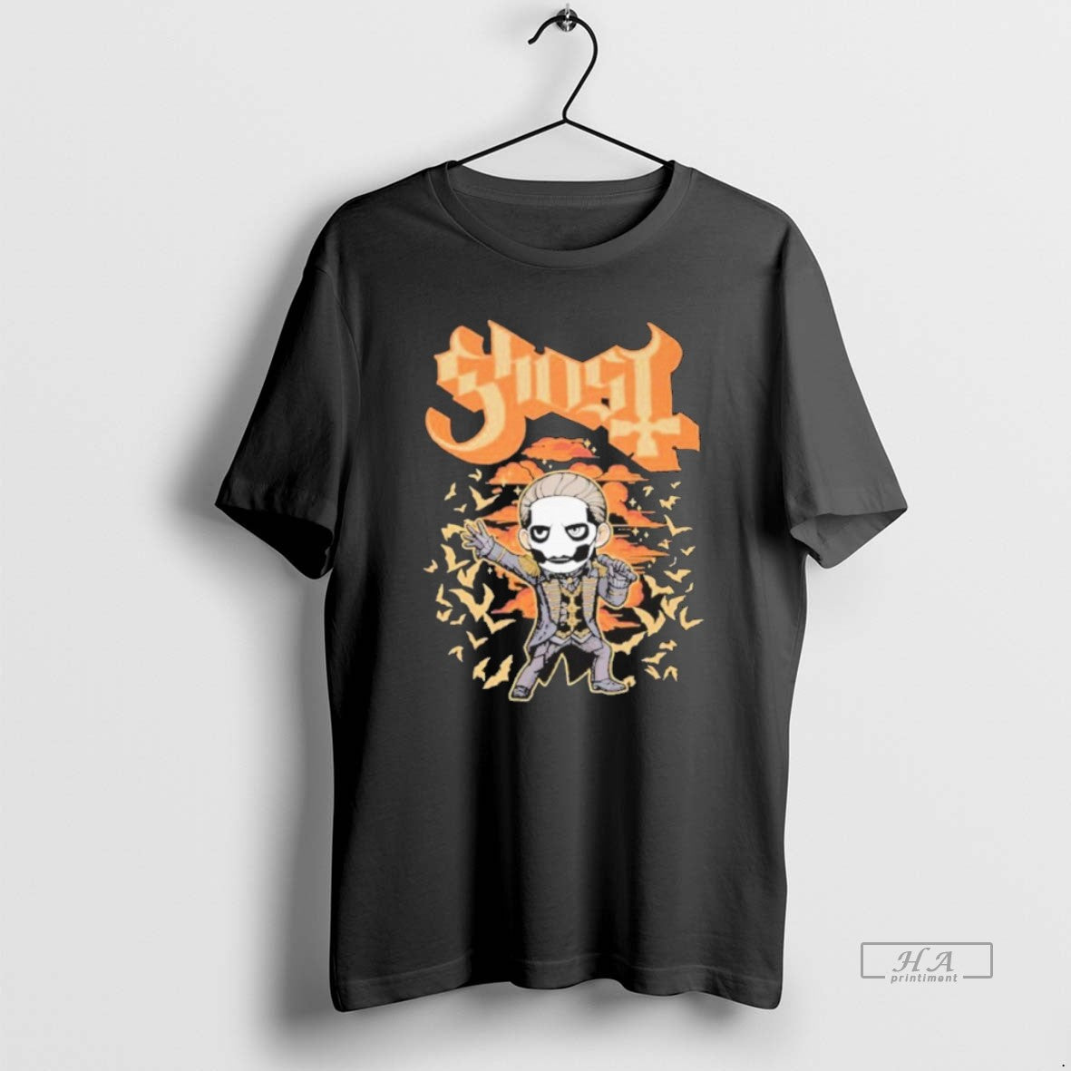 Official Orange Bat Ghost Band