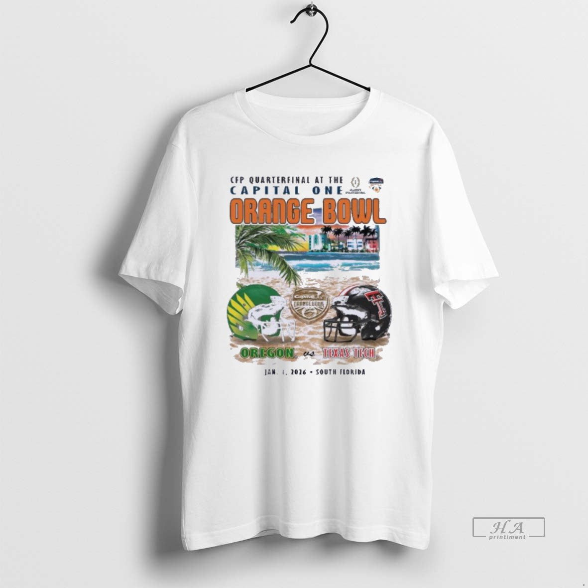 Official Oregon Vs Texas Tech 2026 Orange Bowl Sobe Showdown Beach T-Shirts, Hoodie, Sweatshirt | AU18TeeNovaLab.com