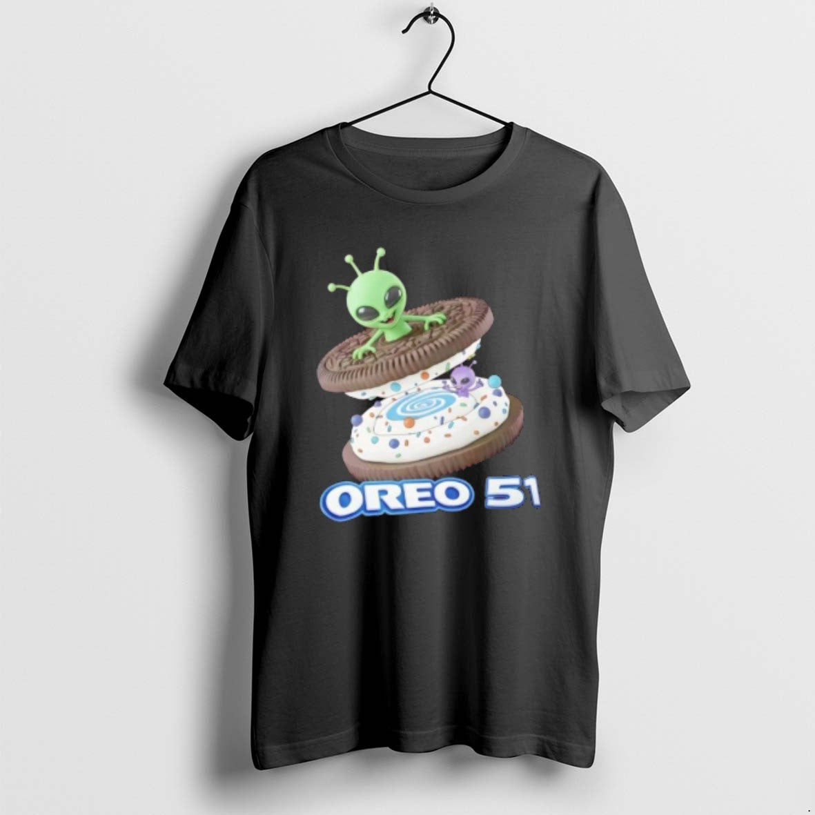 Official Oreo 51 Alien Cookie Area 51 And Ufo Fan T-Shirts, Hoodie, Sweatshirt | AU18TeeNovaLab.com