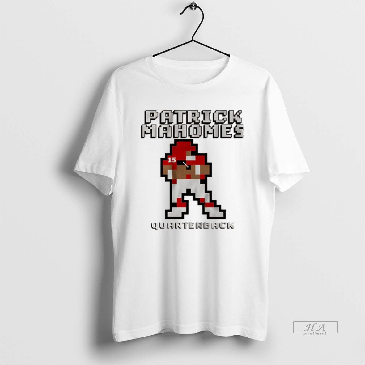 Official Patrick Mahomes Kansas City Chiefs Football Retro Baller 8 Bit