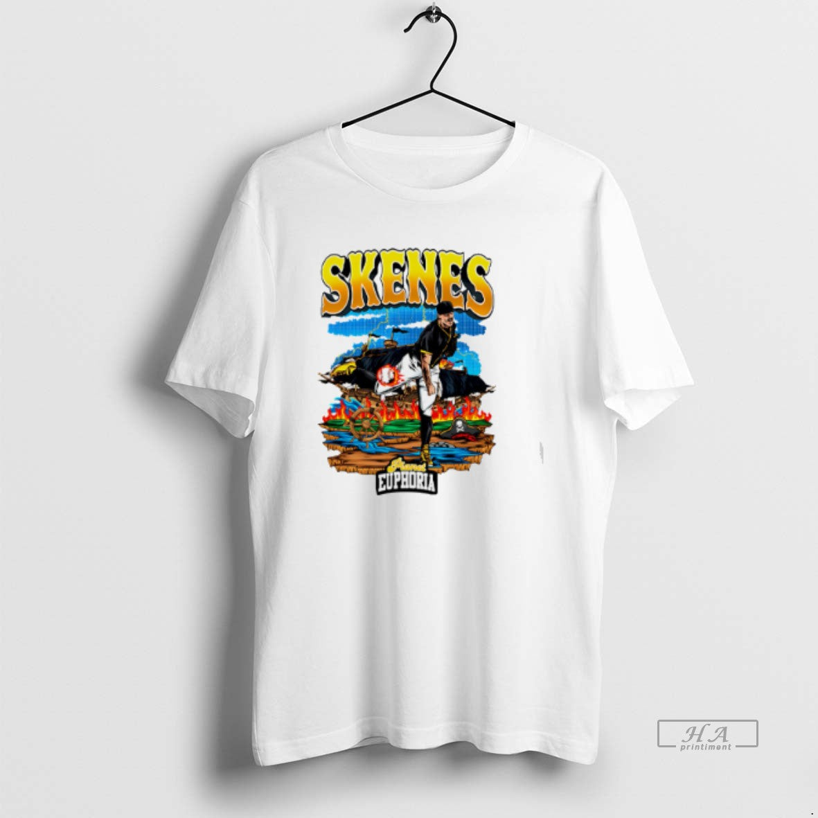 Official Paul Skenes Pittsburgh Pirates Hand Drawn Artwork T-Shirts, Hoodie, Sweatshirt | AU18TeeNovaLab.com