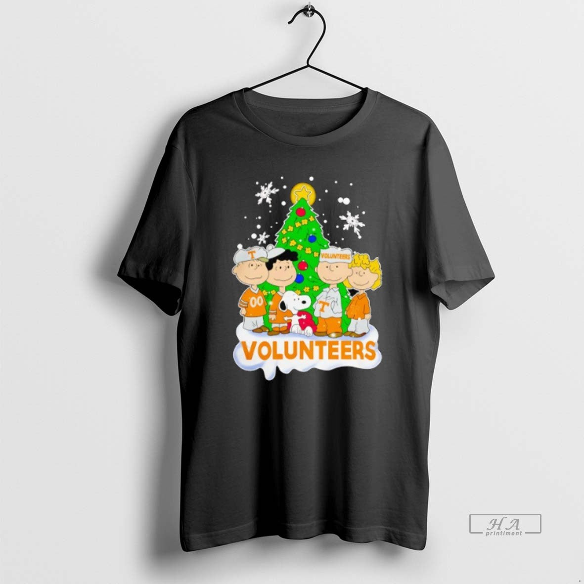 Official Peanuts Characters Tennessee Volunteers Christmas