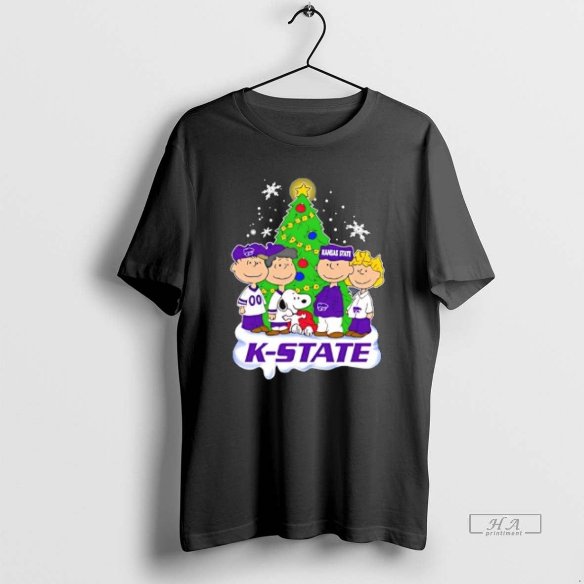 Official Peanuts Characters X Kansas State Wildcats Chrismas