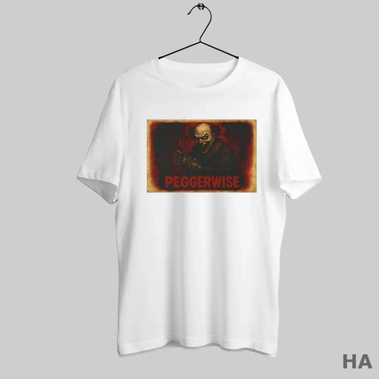 Official Peggerwise Pennywise Spooky Clown Horror Graphic Halloween